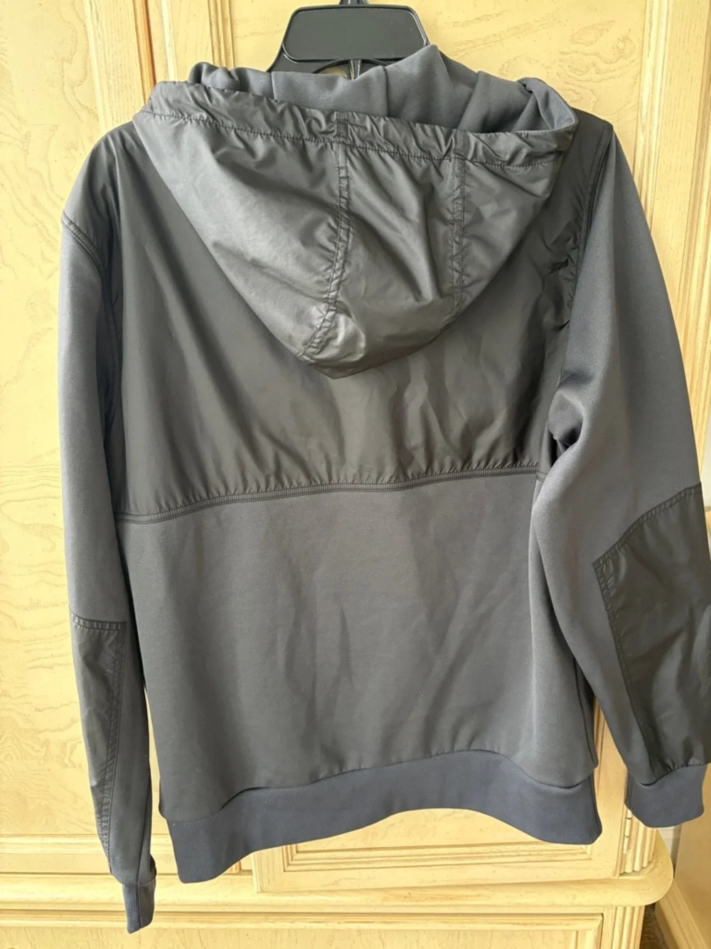 The North Face Men's Charcoal Hooded Zip-Up Jacket